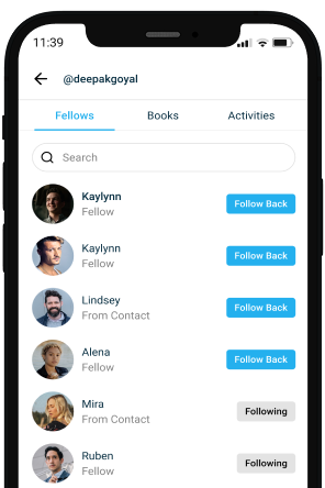 Activity tracking app